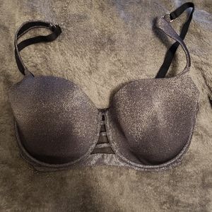 Sparkly Grey Lasenza Bra